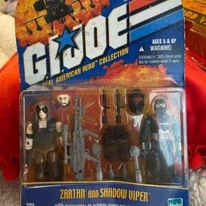 2001 vintage GI Joe American Hero collection Zartan and Shadow